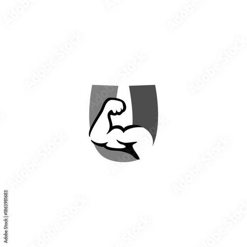 Strong muscular hand shape Le...