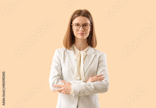 Beautiful young businesswom...