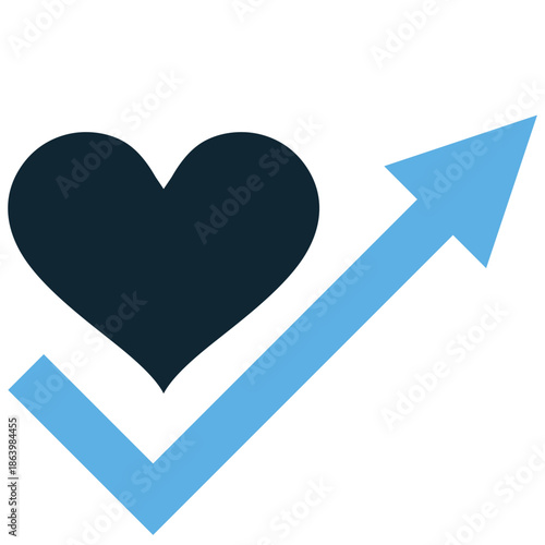 Positive impact icon vector for social change. Ideal for illustrating growth, improvement, beneficial results, and successful community outcomes.