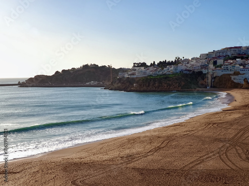 cityscape of Albufeira in Portugal in winter