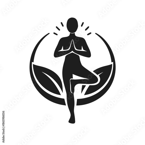 Yoga Meditation Lotus Pose Icon