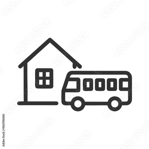 House Moving Service Icon