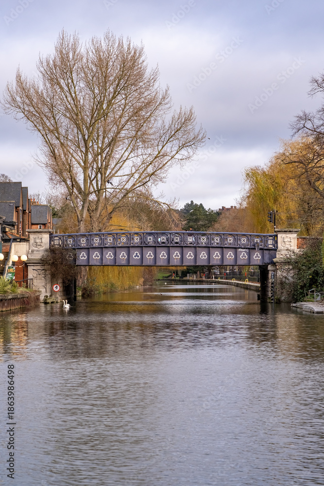 custom made wallpaper toronto digitalFoundry Bridge over the River Wensum in the city of Norwich, Norfolk. Captured on a winter day