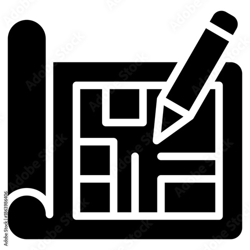 Blueprint  Icon Element For Design