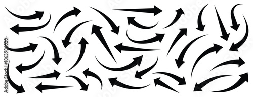 wave arrows icon set. Wind icon collection. Set of blue arrow showing wind air flow. Blue air flow arrows showing wind circulation and ventilation