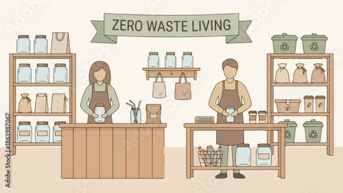 Eco-Friendly Zero Waste Living Store for Sustainable Shopping and Green Lifestyle
