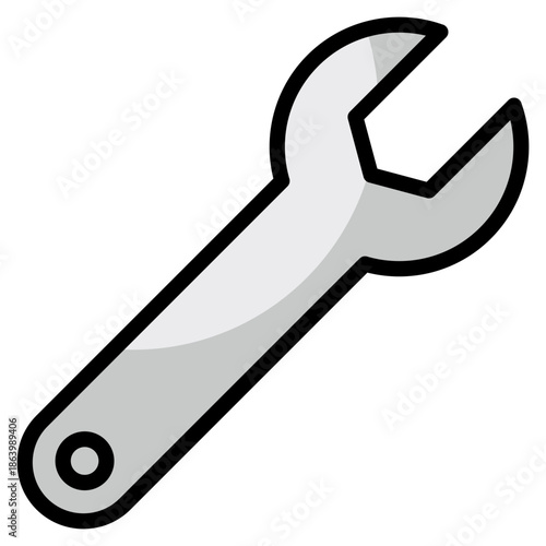 Wrench  Icon Element For Design