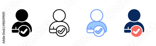 Core Values icon set multiple style collection