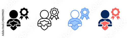 Belief System icon set multiple style collection