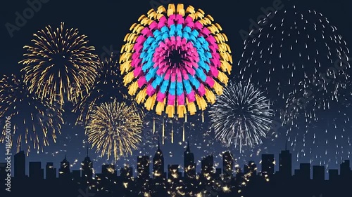 christmas tree with lights