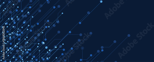 Abstract circuit technology board concept background