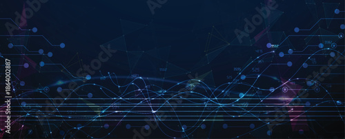 Abstract circuit technology board concept background
