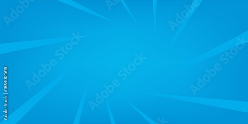 Comic background. Pop art texture. Starburst cartoon style. Anime design with explosion effect for print. Fun dot pattern. Blue backdrop with halftone gradient.