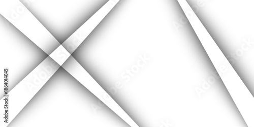 Minimal geometric white light background abstract design. vector EPS10.