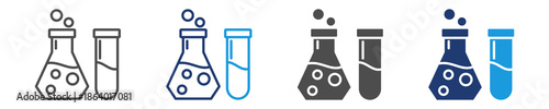 chemical icon sheet multiple style