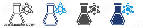 science icon sheet multiple style