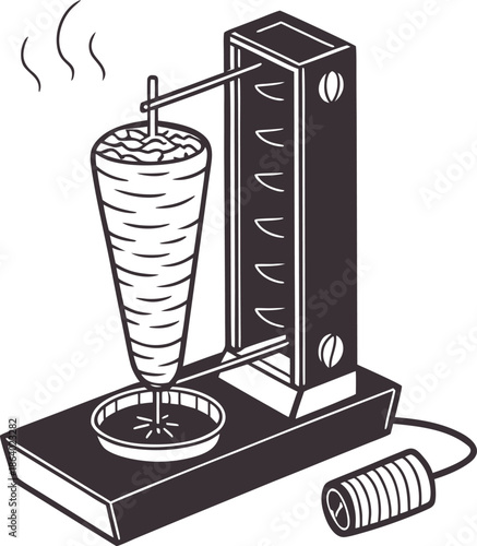 illustration of a glass of milk