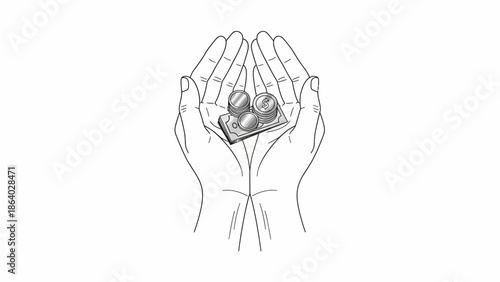 Hands cupping a small house in a caring gesture.