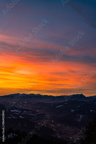 Sonnenuntergang Rennfeld - Hochsteiermark - Österrreich - Abendrot