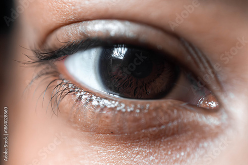 Extreme Close Up Of Human Male Eye