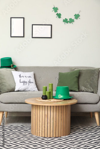 Interior of living room dec...