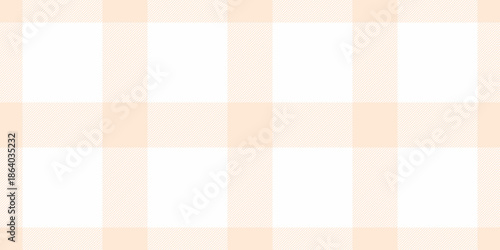 Majestic plaid textile fabric, everyday vector tartan pattern. Isolation texture check background seamless in antique white and white colors.