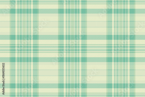 Masculine check seamless background, no people texture pattern tartan. Robe plaid textile vector fabric in light and mint colors.