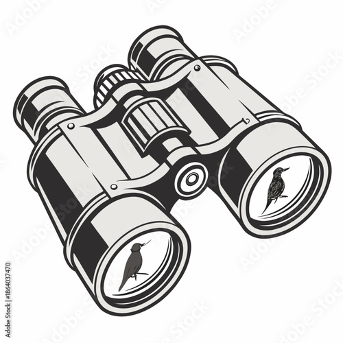 Birdwatching binoculars