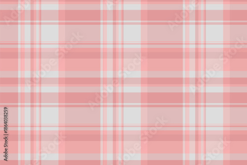 Linen background pattern plaid, london tartan vector check. Pop textile seamless fabric texture in light and red colors.