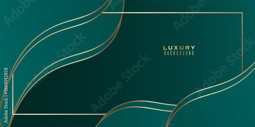 The luxury shiny background with golden line. Premium 3d abstract vector bronze gold glwoing 3d wallpaper.modern design