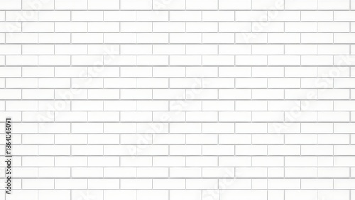 White brick wall background