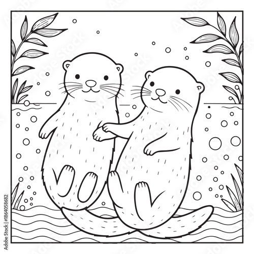 Valentine's Day coloring page