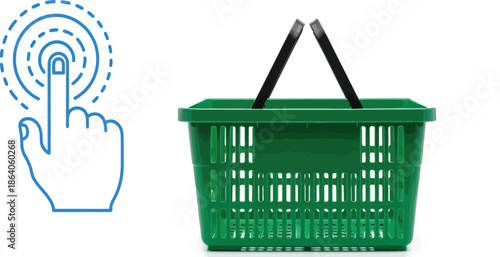 Online Shopping Concept Art & Illustration