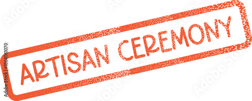 Distinctive Artisan Ceremony Stamp for Handmade Craft Festivals and Special Gatherings
