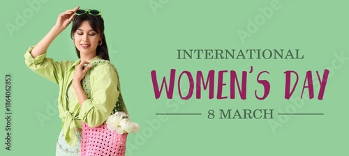 Beautiful young girl with b...