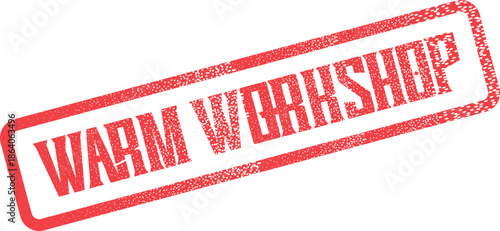Official Warm Workshop textured seal for educational events and professional development programs