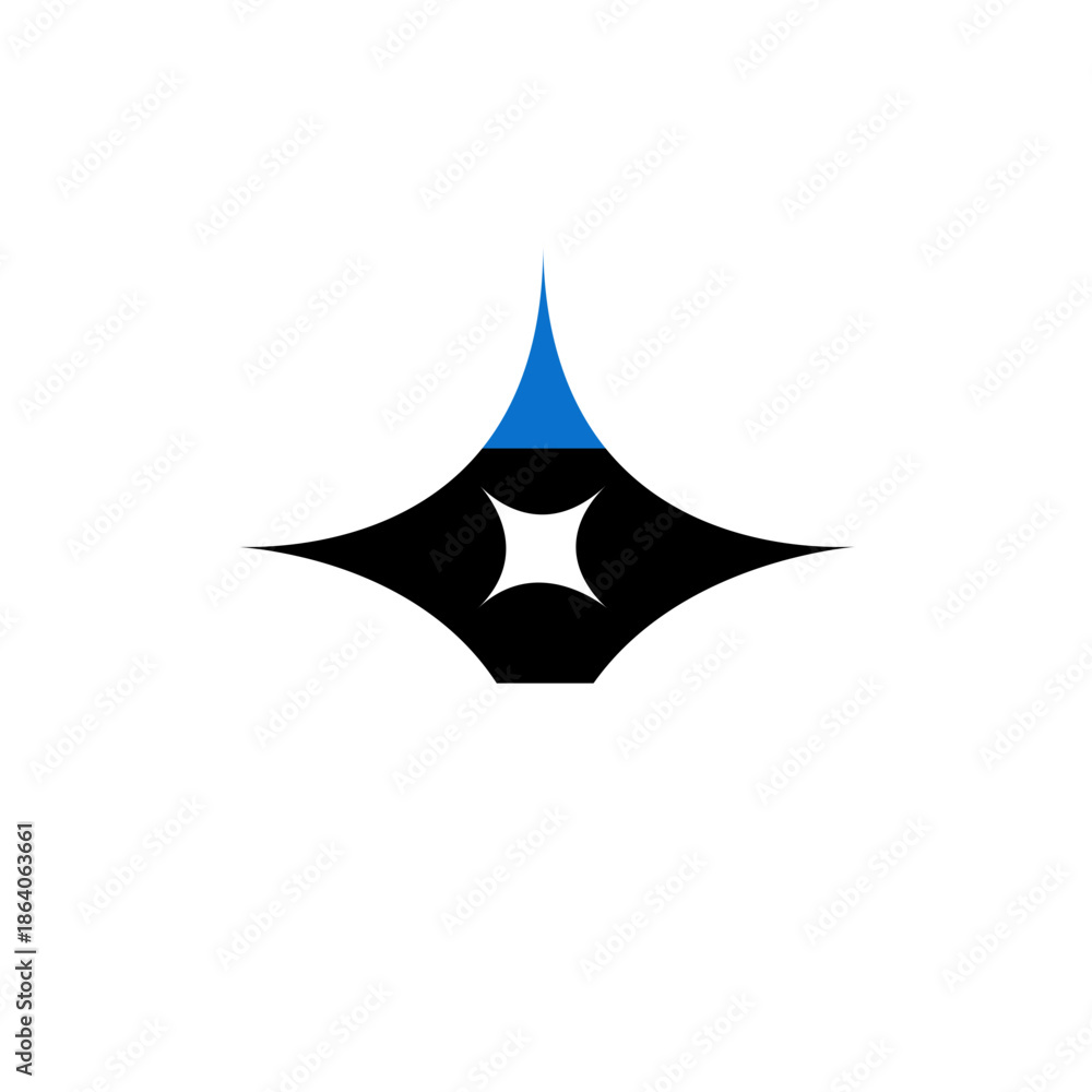 Fototapeta premium Estonia Flag Square Star In Icon