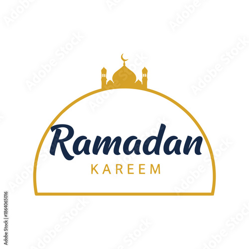 Elegant Ramadan Kareem Vector Design for Festive Celebrations