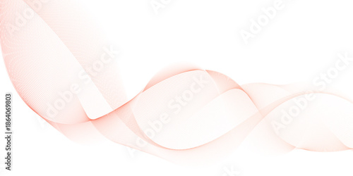 Abstract orange wavy lines Digital frequency track equalizer background. Curved wave smooth stripe seamless pattern. Wave lines created using blend tool. graphic design template banner business wave.