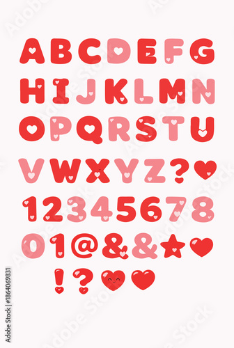 elegant and cute valentine's day font
