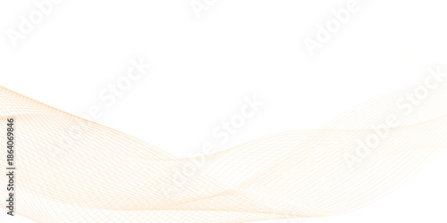 Abstract yellow wavy lines Digital frequency track equalizer background. Curved wave smooth stripe seamless pattern. Wave lines created using blend tool. graphic design template banner business wave.