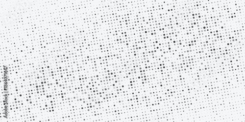 Gray Halftone Dot Pattern Background With Subtle Texture For Design Projects eps10