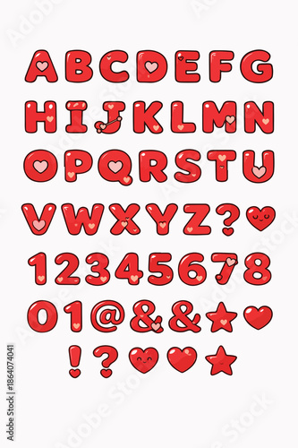 elegant and cute valentine's day font