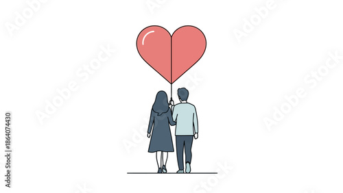 Couple Watching Romantic Movie at Home with Popcorn and Drinks