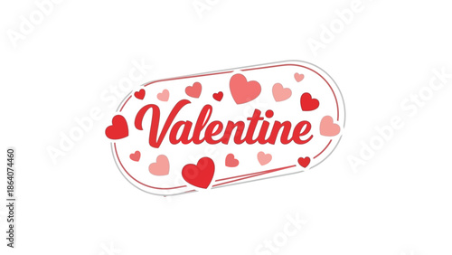 Smartphone screen with romantic message and heart icons