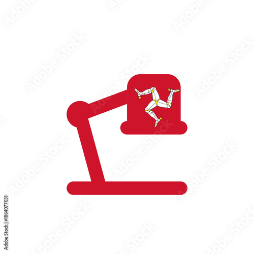 Isle Of Man Flag Document Camera In Icon