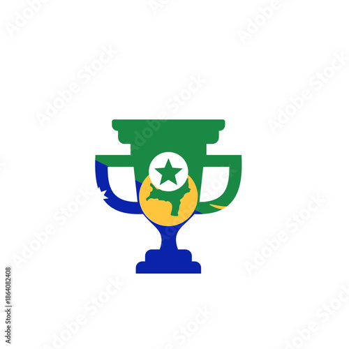 Christmas Island Flag Champion Winner In Icon