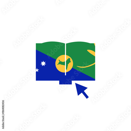 Christmas Island Flag Click On Book In Icon