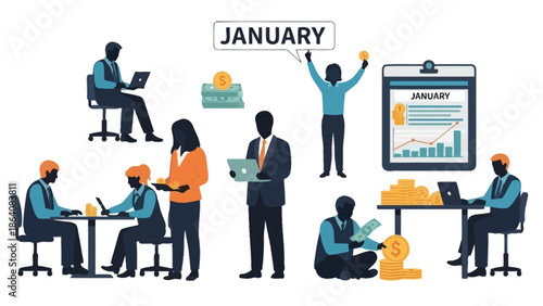 Business planning and budgeting for january