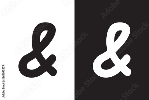 A bold, black and white ampersand symbol rendered in a classic serif font on a plain white background.